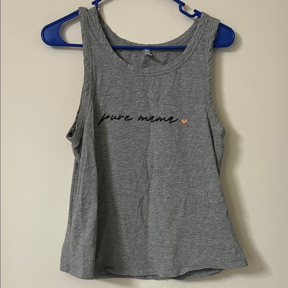 Pure Barre Heather Gray Muscle Tee - Picture 1 of 1